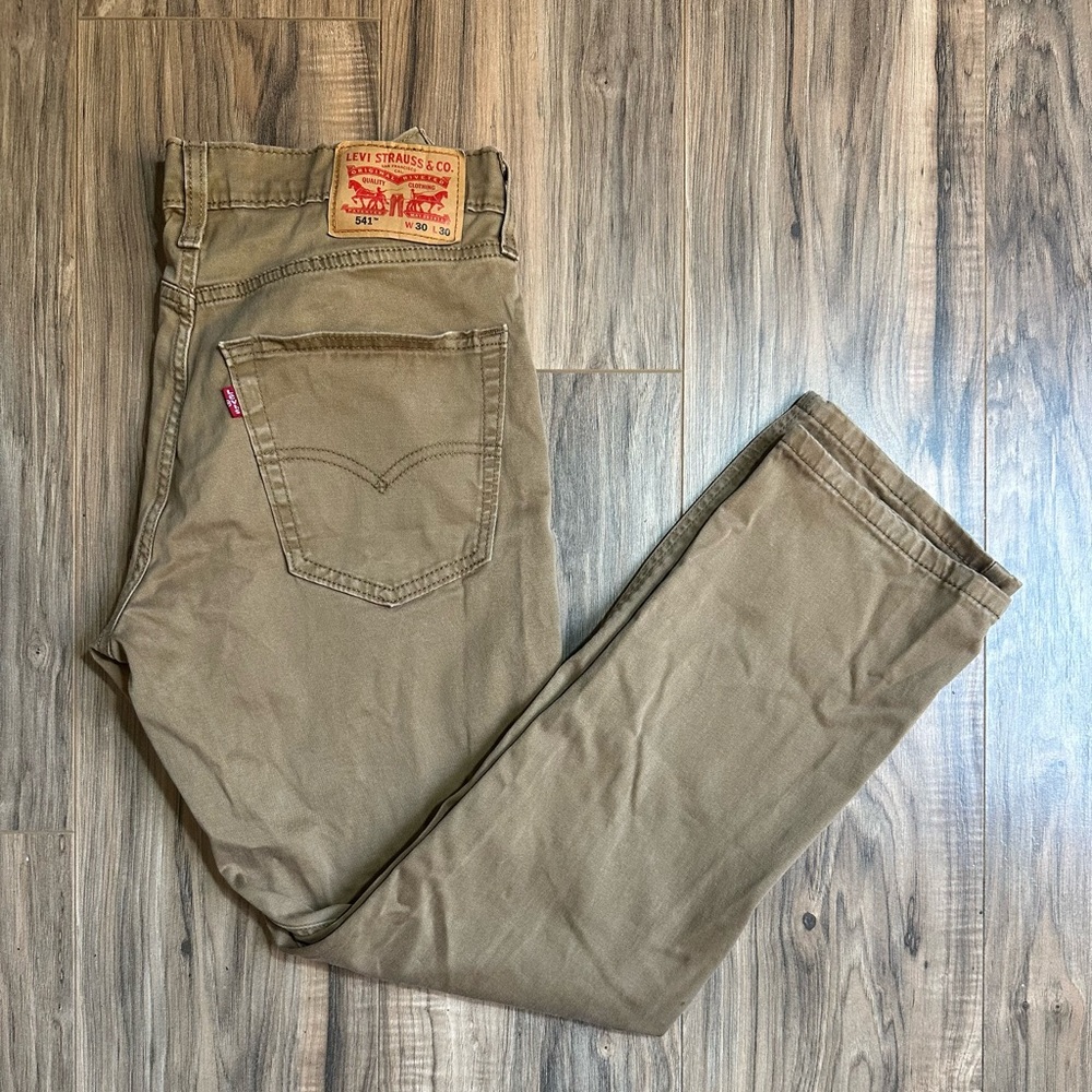 Levi's Men's Khaki Straight Jeans